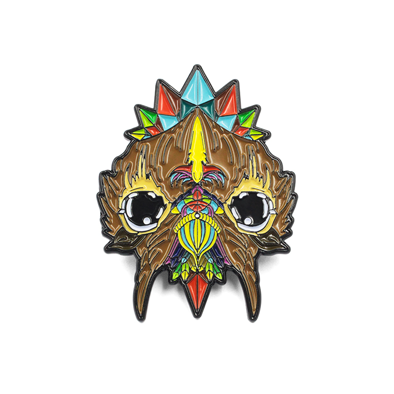Design Logotyp Badge Cartoon Custom Hard Emalj Lapel Pin