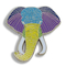 Elephant Animal Mjuk Emalj Metall Lapel Pin