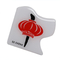 Oregelbundet formad anpassad logotyp Offsettryckning Lapel Pin