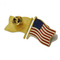 Metall mjuk emalj Country Flag Lapel Pin