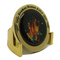 Custom Crystal Mjuk Emalj Jul Metall Guld Mynt