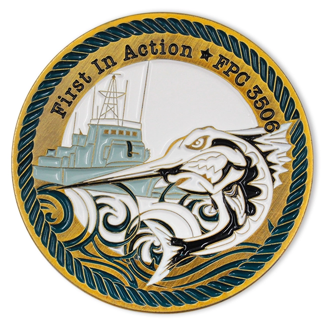 Souvenir 3D Metal Custom Metal Emalj Challenge Coin
