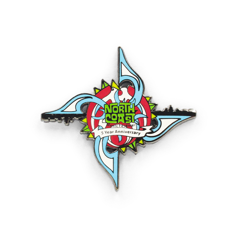 Anpassad mjuk hård tecknad emalj Lapel Pin Badge