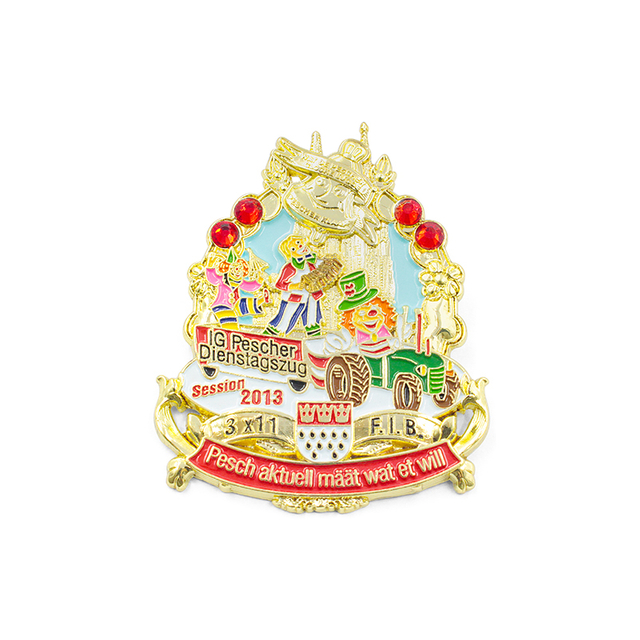Factory Hot Sale Badge Custom Hard Emalj Lapel Pin