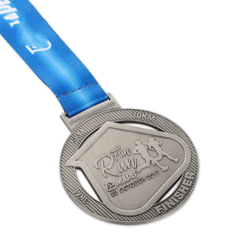 Skräddarsydda personliga bästa finisher 5K Fun Run Running Medaljer