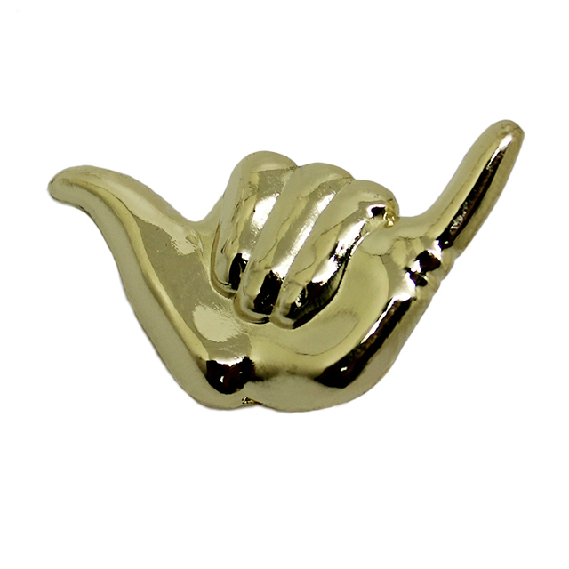 3D guld gest metallslagstift