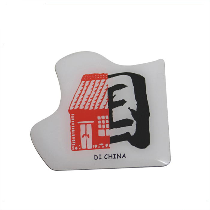 Oregelbundet formad anpassad logotyp Offsettryckning Lapel Pin
