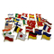 Metall mjuk emalj Country Flag Lapel Pin
