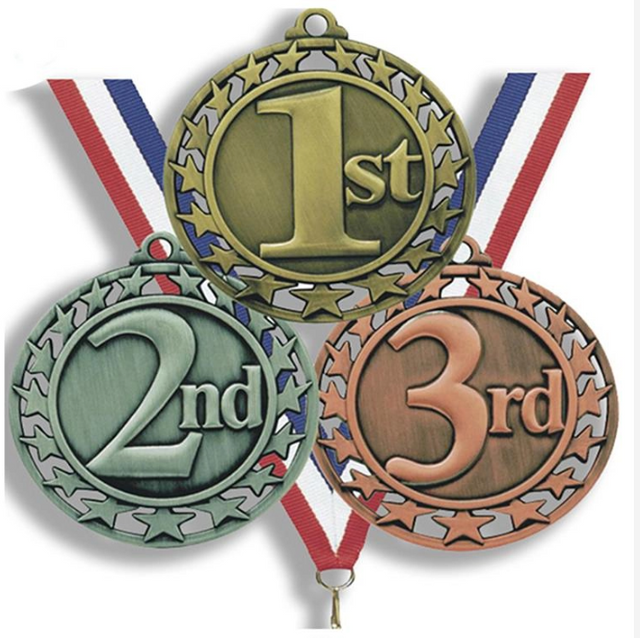 1:a 2:a 3:e Blank Souvenir Custom Metal Award Sports Medal