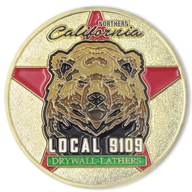 Souvenir 3D Metal Custom Metal Emalj Challenge Coin