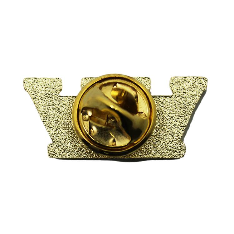 3D Crystal Crown Metal Lapel Pin