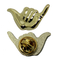 3D guld gest metallslagstift