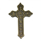 Antik Gold Cross Metal Lapel Pin