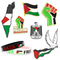 Mjuk hård emalj Palestina Flag Badge Pin