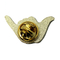 3D guld gest metallslagstift