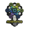 Snowflake Emalj Roterbar Glitter Lapel Pin Badge