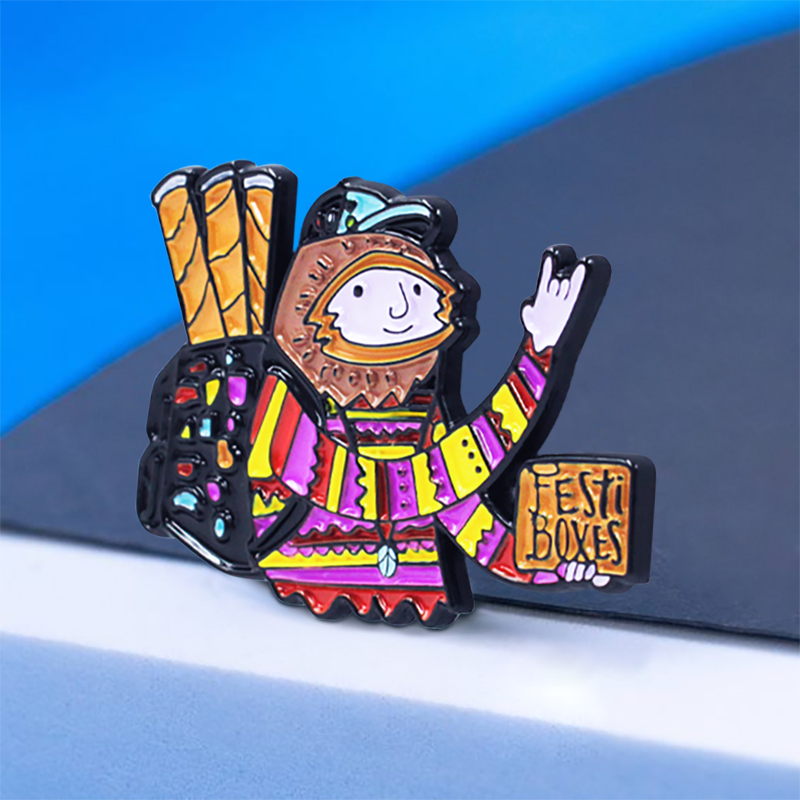 Custom Badge Anime Mjuk Hård Söt Emalj Lapel Pin