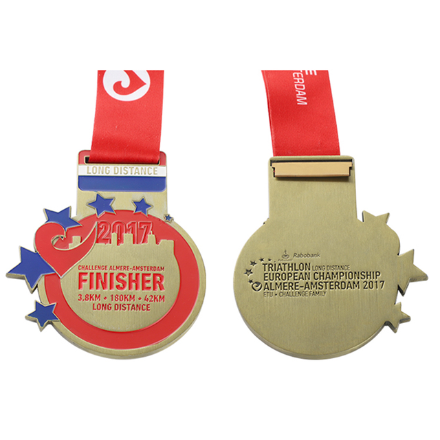 Custom Simning Skateboard Baseball Saint Benedict Gold Miraculous Finisher Medaljer