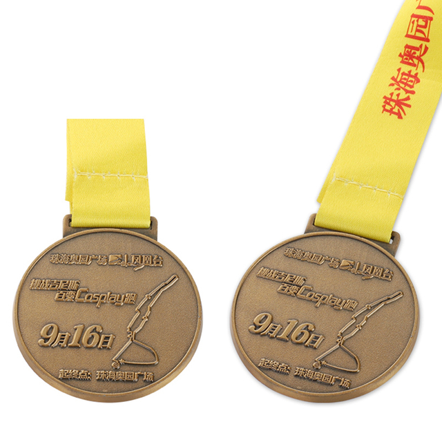 Anpassad Los Gold Angeles Steamtown bästa halvmaraton majors medalj
