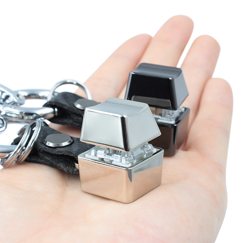 Custom Click Switch Mekaniskt tangentbord Keycap Key Fidget Keychain