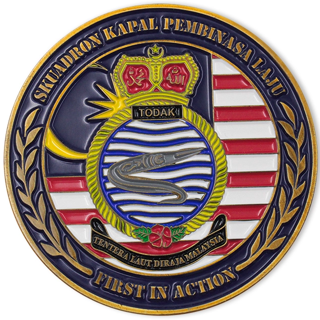 Souvenir 3D Metal Custom Metal Emalj Challenge Coin