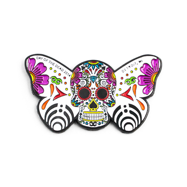 Inget minimum märke anpassad hård emalj slagnål