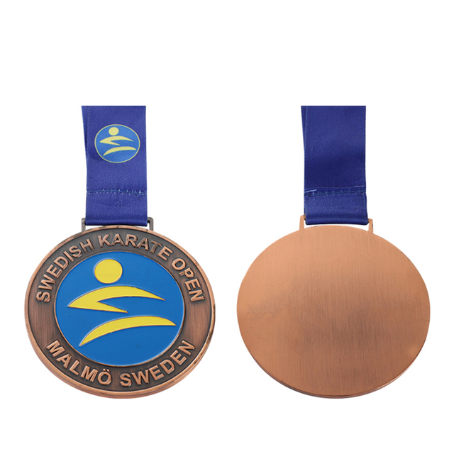 Brons Karate Guld Judo Silver Gymnastik Humanitär Service Silver Baseball Medalj