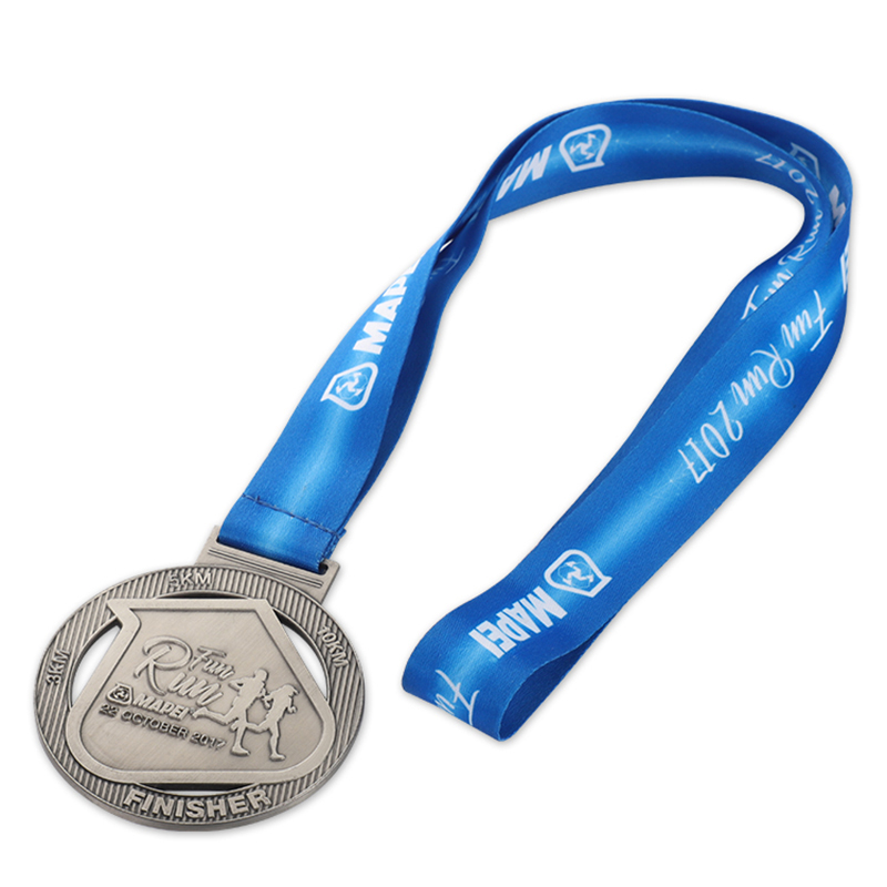 Skräddarsydda personliga bästa finisher 5K Fun Run Running Medaljer