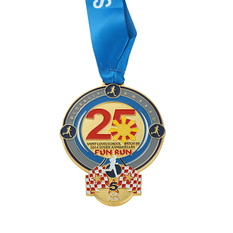 Bästa brons längdåkningsjubileum Bästa finishermedaljer för löpning