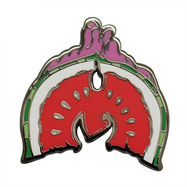 Vattenmelon Frukter Metall Custom Hard Emalj Pin
