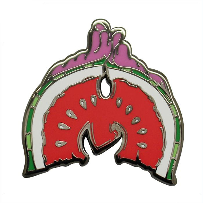 Vattenmelon Frukter Metall Custom Hard Emalj Pin