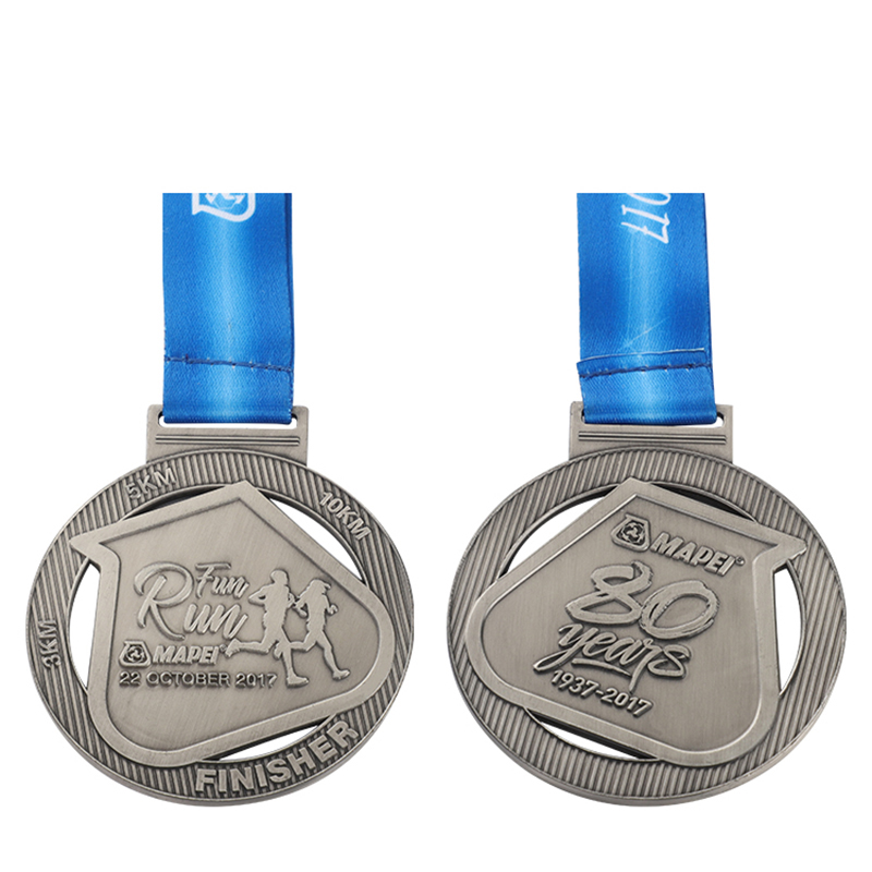 Skräddarsydda personliga bästa finisher 5K Fun Run Running Medaljer