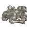 Koppar Silver 2D Metall Car Lapel Pin