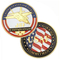 3D-guld USAF Military Soft Enamel Challenge Coin