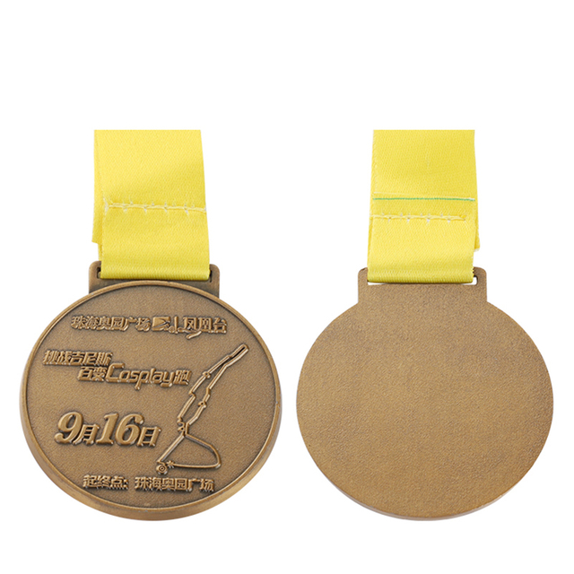 Anpassad Los Gold Angeles Steamtown bästa halvmaraton majors medalj