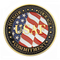 3D-guld USAF Military Soft Enamel Challenge Coin