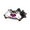Anpassad Glitter Emalj Pin