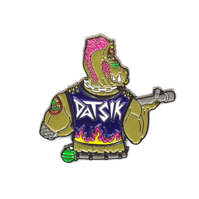 Anpassad mjuk hård tecknad emalj Lapel Pin Badge