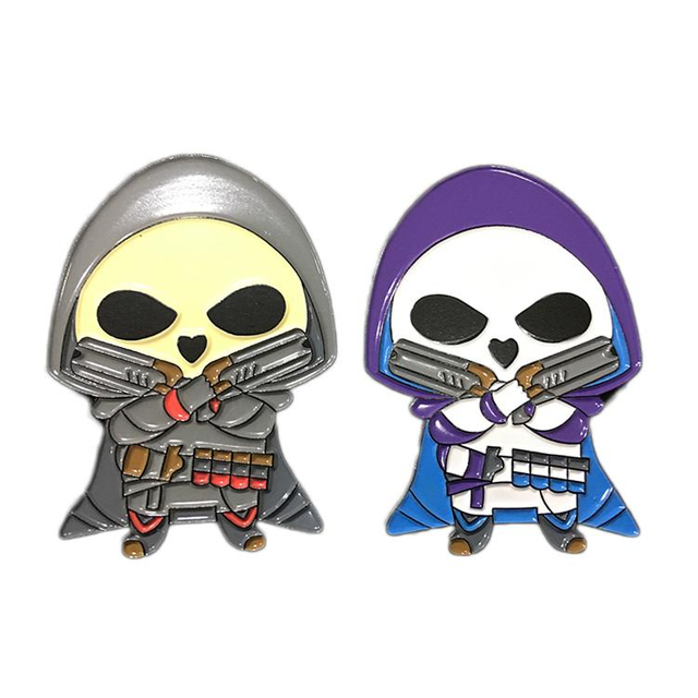 Mjuk emalj Cool Cartoon Metal Lapel Pin