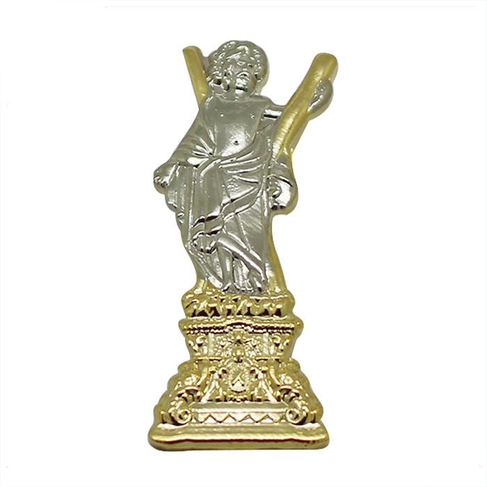 Dubbelpläterad 3D-figur av metallslagstift