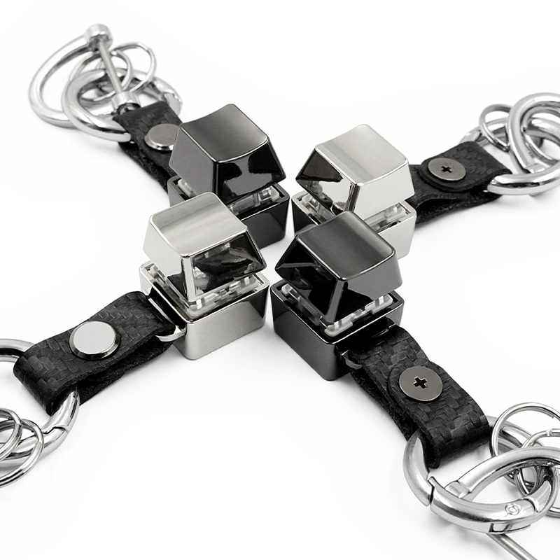 Custom Click Switch Mekaniskt tangentbord Keycap Key Fidget Keychain