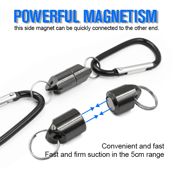Anpassad starkt par magnetisk snabbkopplingsnyckelring 