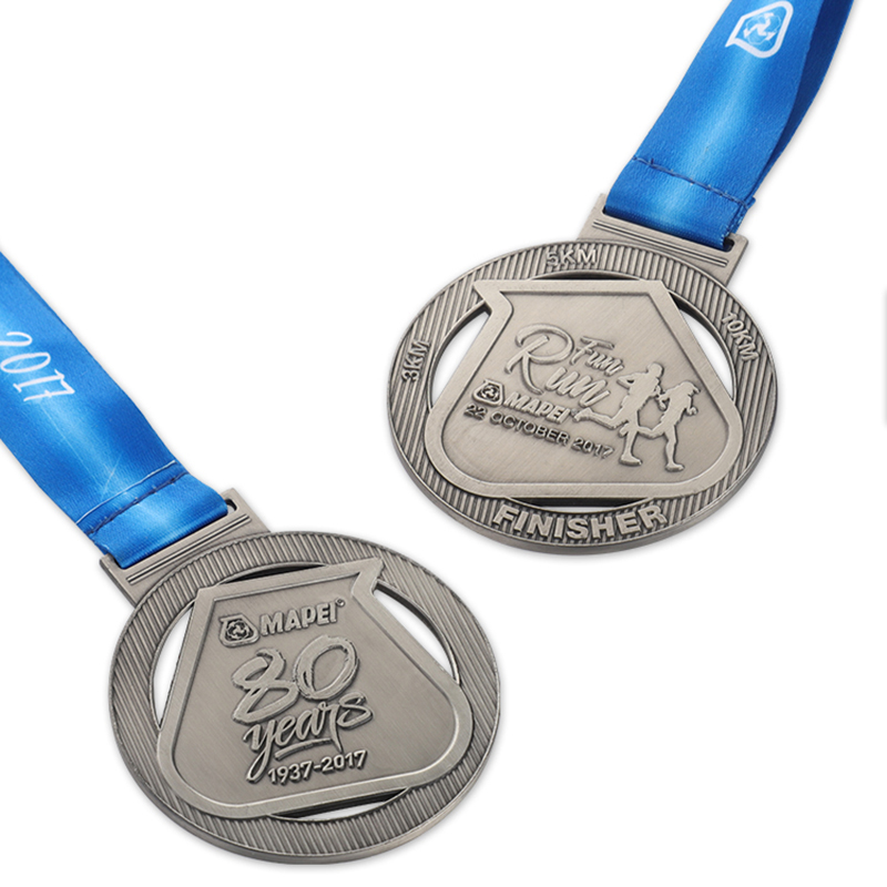 Skräddarsydda personliga bästa finisher 5K Fun Run Running Medaljer